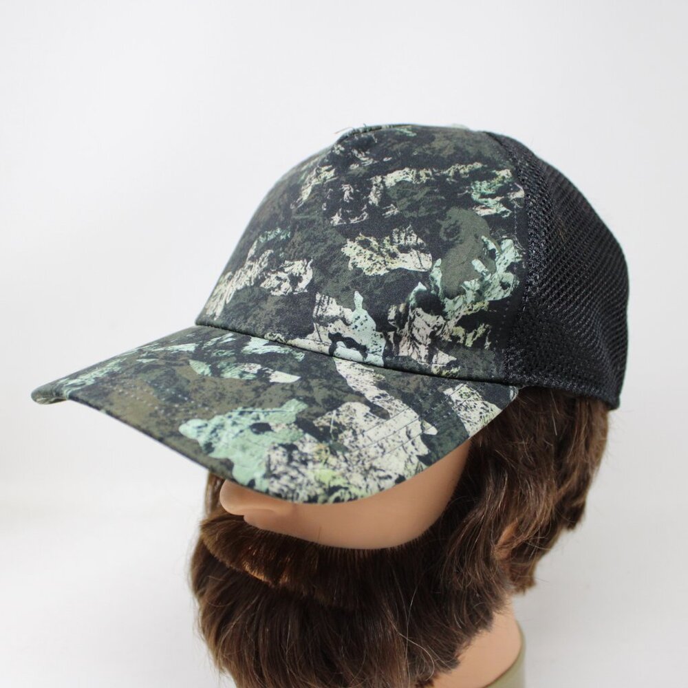 Lululemon Commission Variegated Mesh Back Camo Hat Men One Size Snapback Trucker